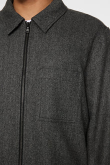 Men | Julius Cash Flannel Overshirt | Night Owl