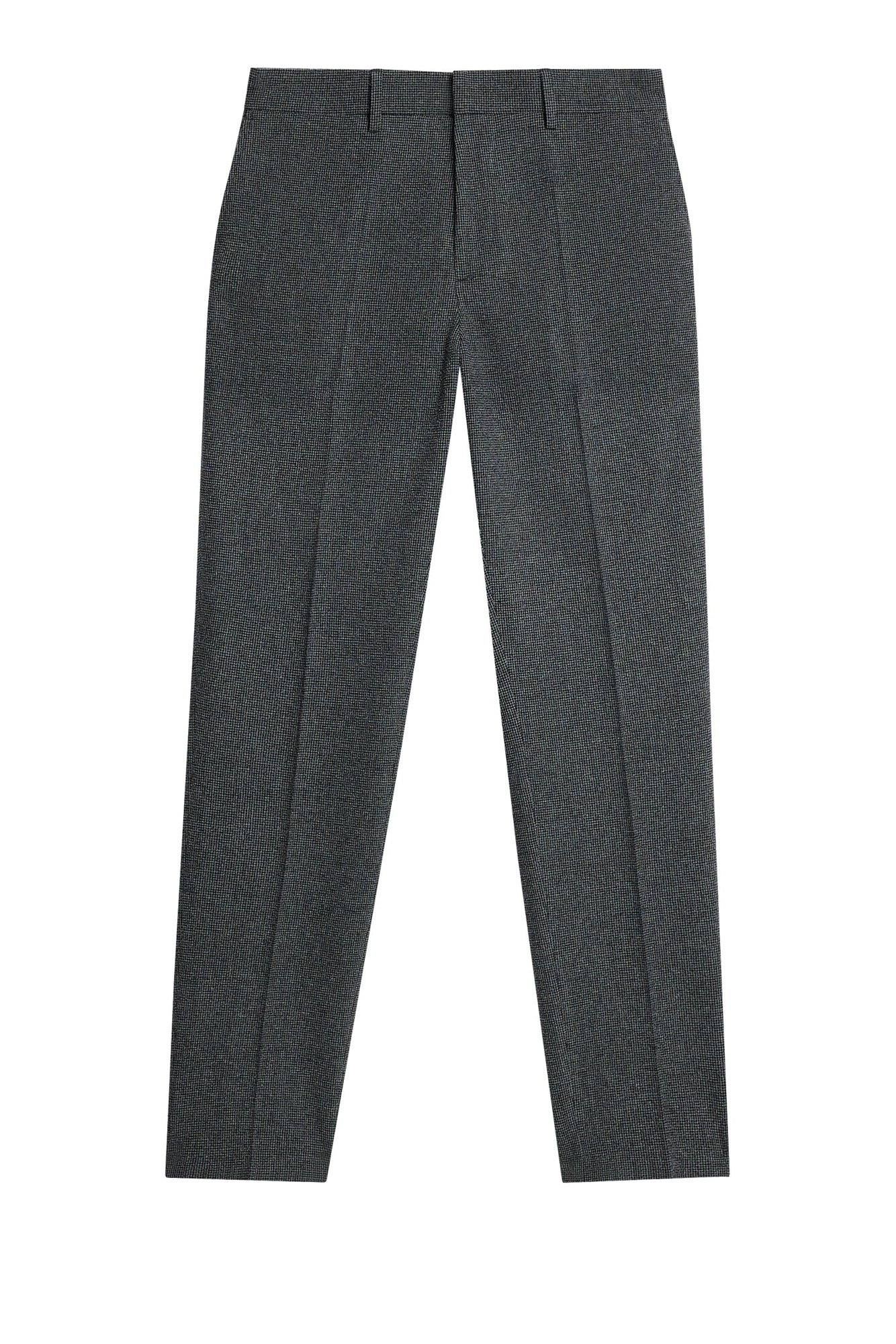 Soren Crinkle Wool Pants in Black by J.Lindeberg