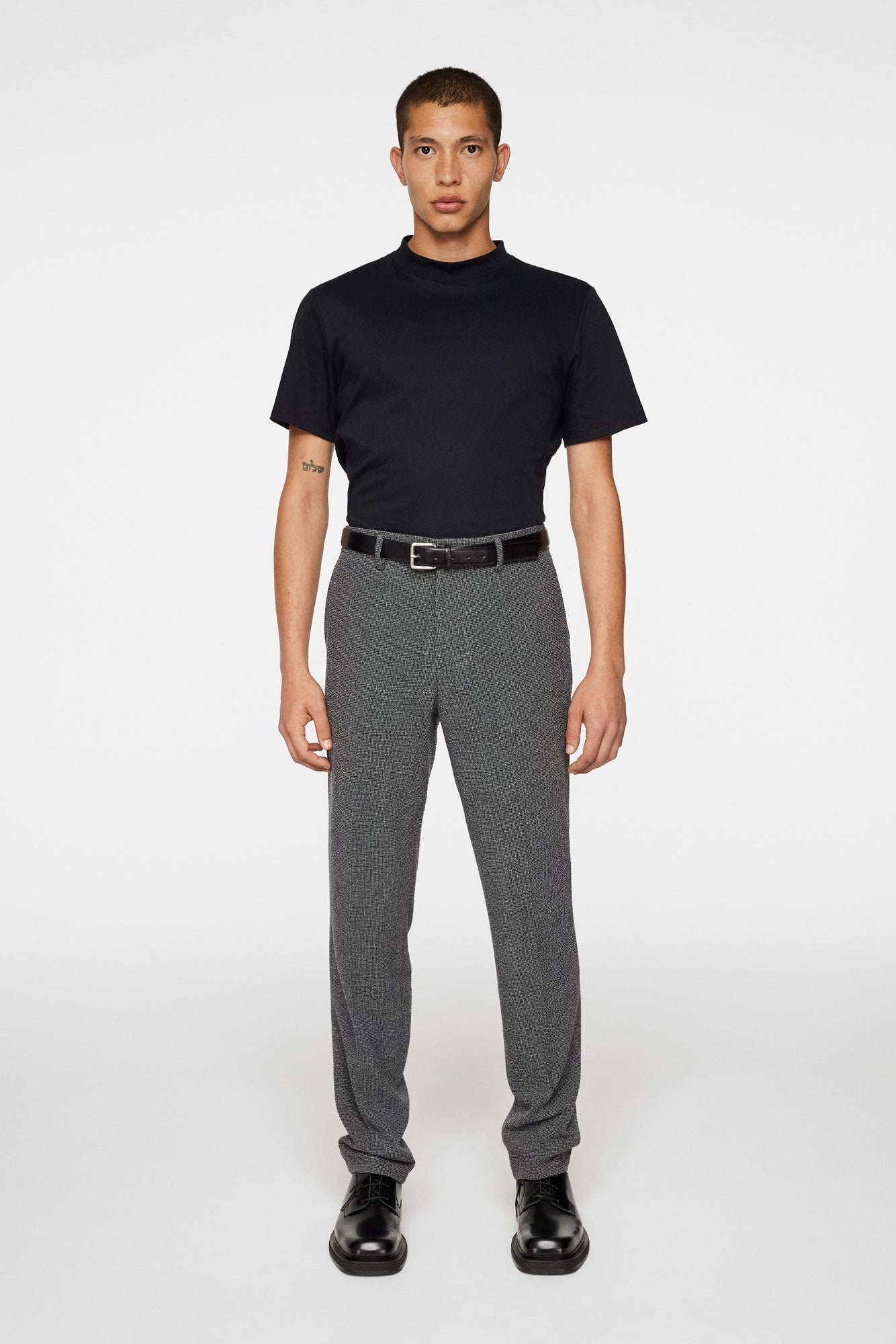 Men | Soren Crinkle Wool Pants | Black