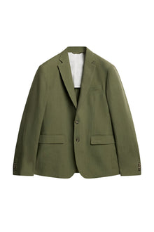 Elton U Super Linen Blazer in Olivine by J.Lindeberg
