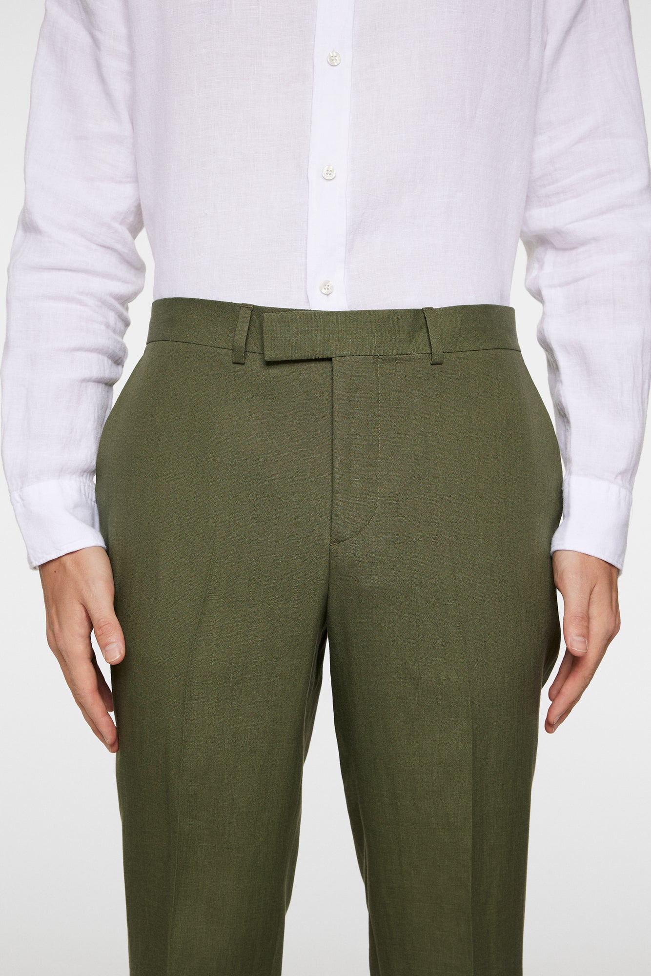 Men | Grant Super Linen Pants | Olivine