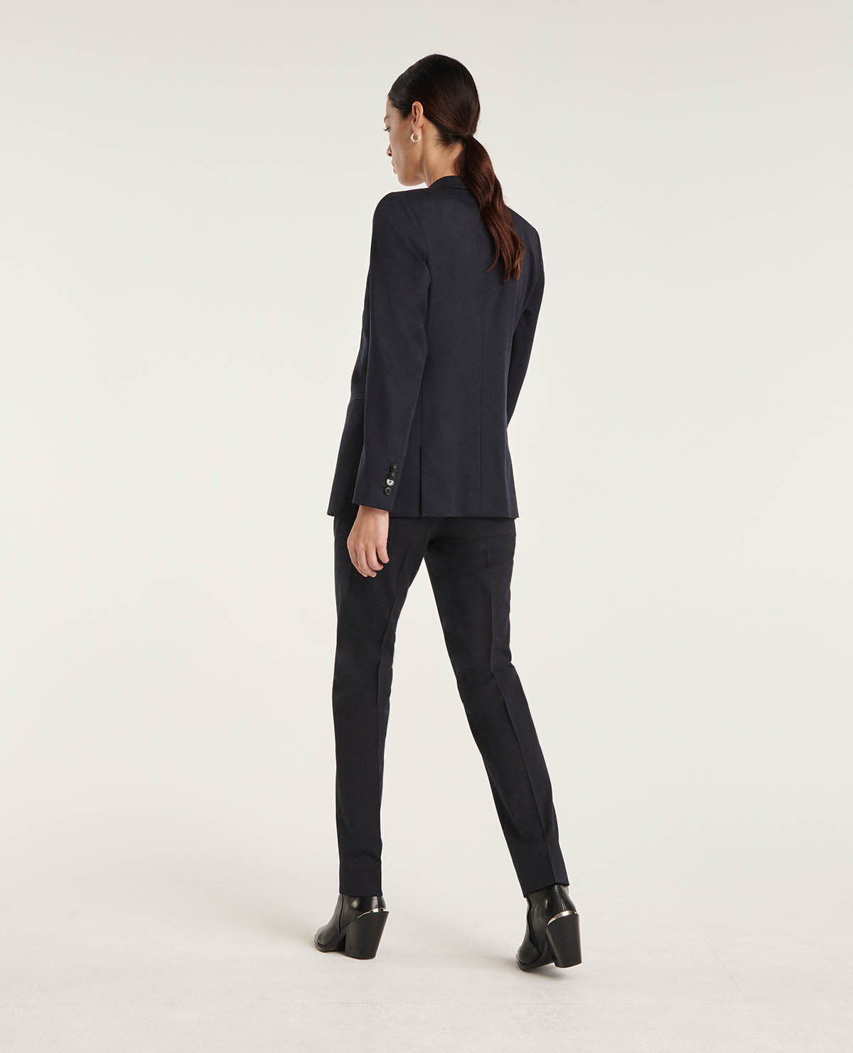 Blue Suit Pants In Wool | Women | Dark Navy