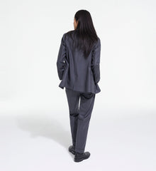 Gray Wool Suit Pants | Women | Grey