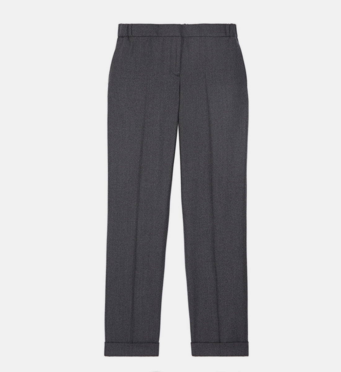 Gray Wool Suit Pants | Women | Grey