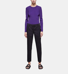 Wool Pants | Women | Black