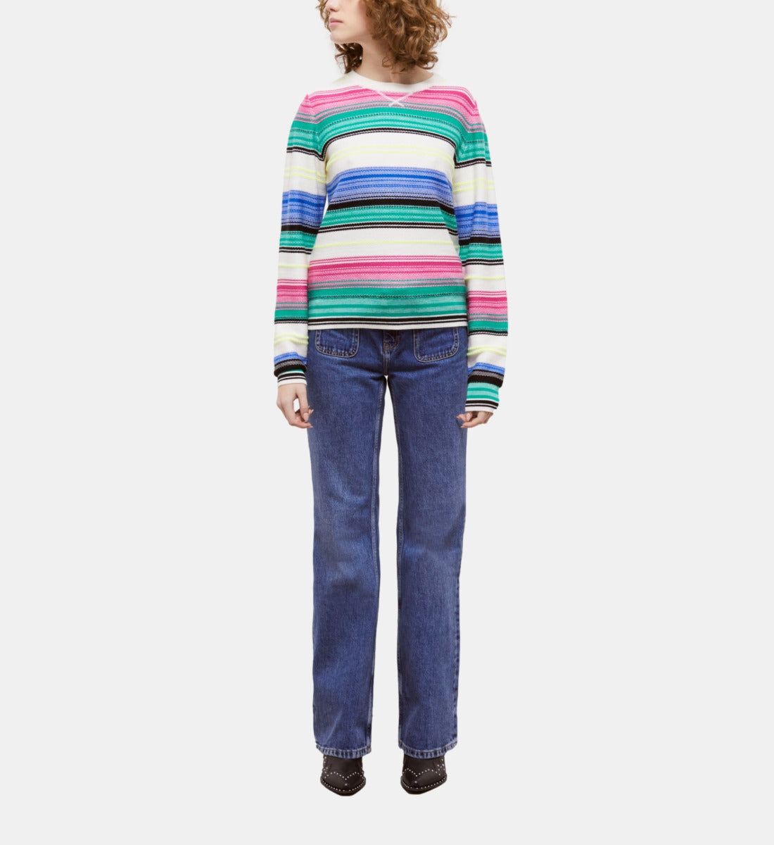 Wool Printed Sweater | Women | Multicolorlor