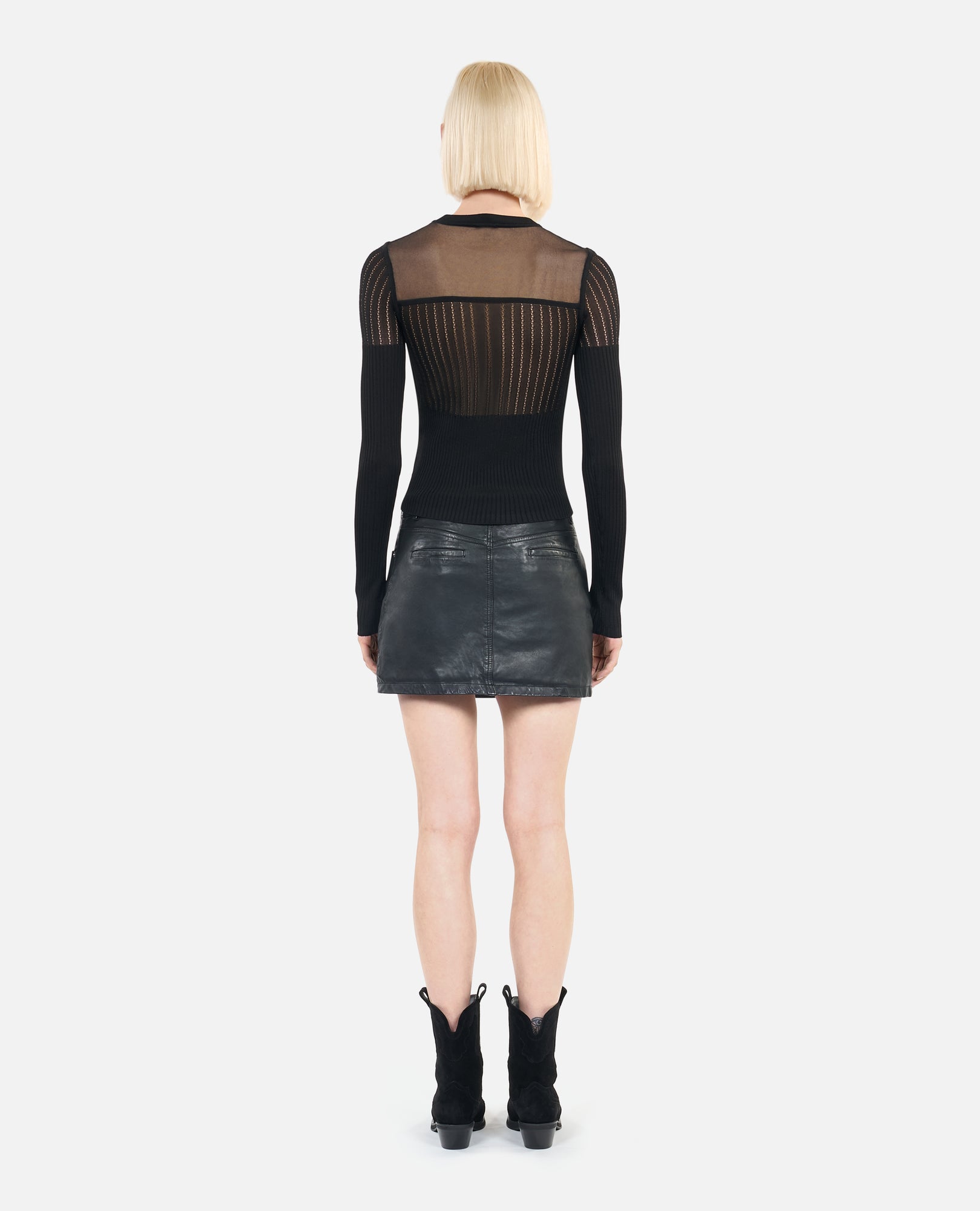 Openwork Sweater | Women | Black