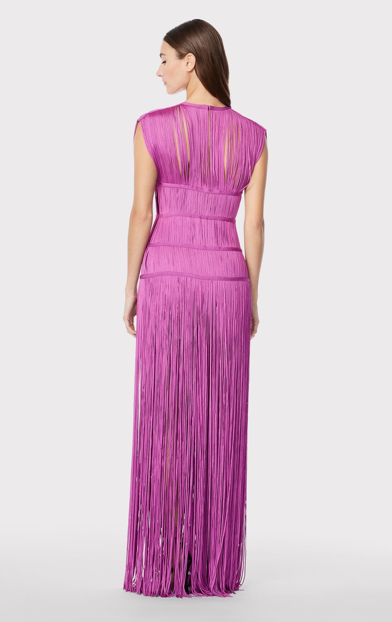 Banded Fringe Gown | Azalea