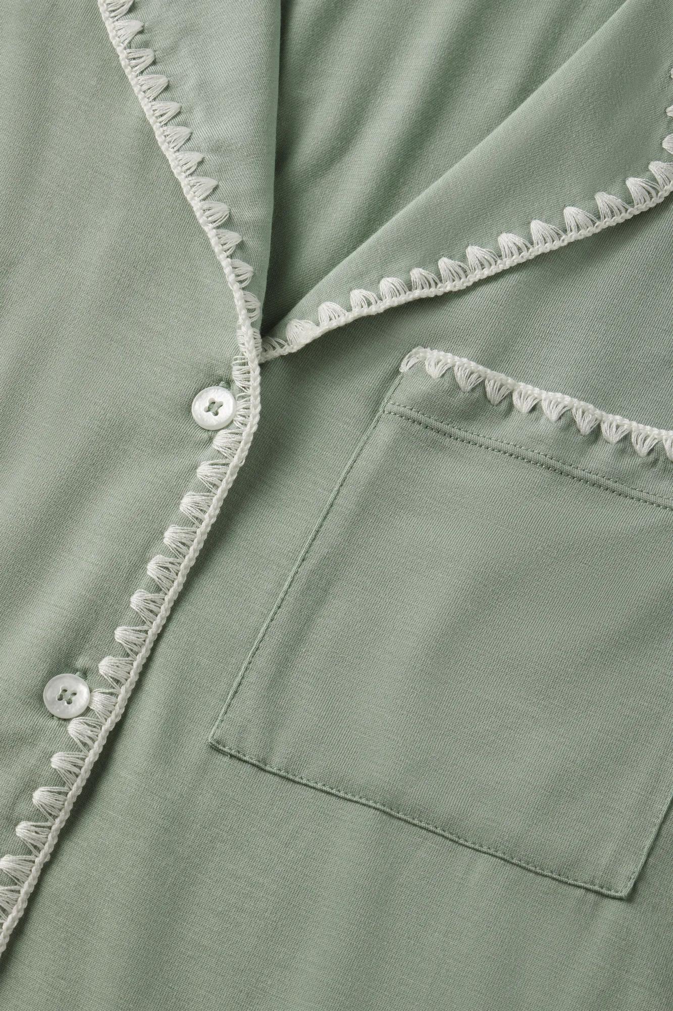 Fabric detail of Frida TENCEL Modal Cami & Short PJ Set 