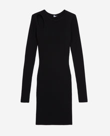 Short Wool Dress | Women | Black