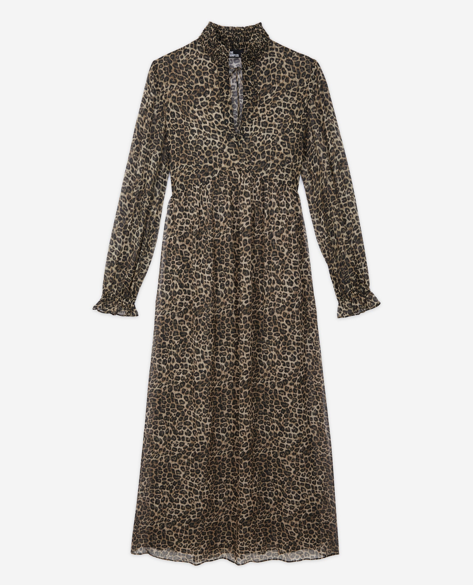 Long Print Dress | Women | Leopard