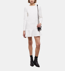 Short Dress With Ruffles | Women | White