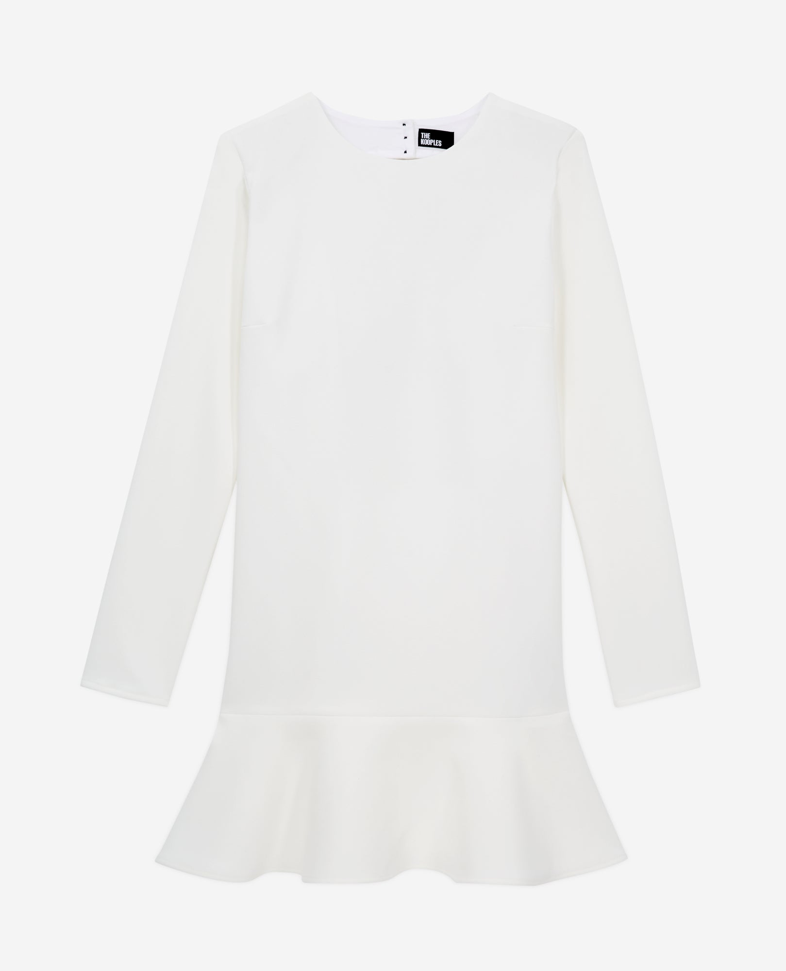 Short Dress With Ruffles | Women | White