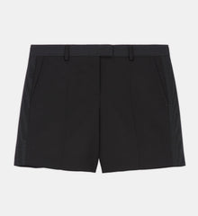 Wool Shorts | Women | Black