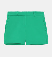 Crêpe Suit Shorts | Women | Green