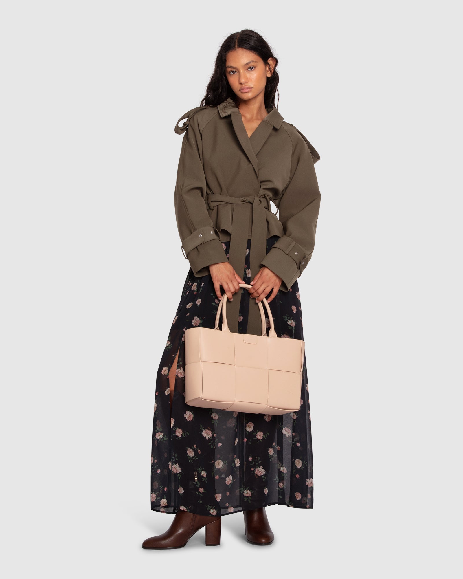 Women | Fast Car Cropped Trench | Military