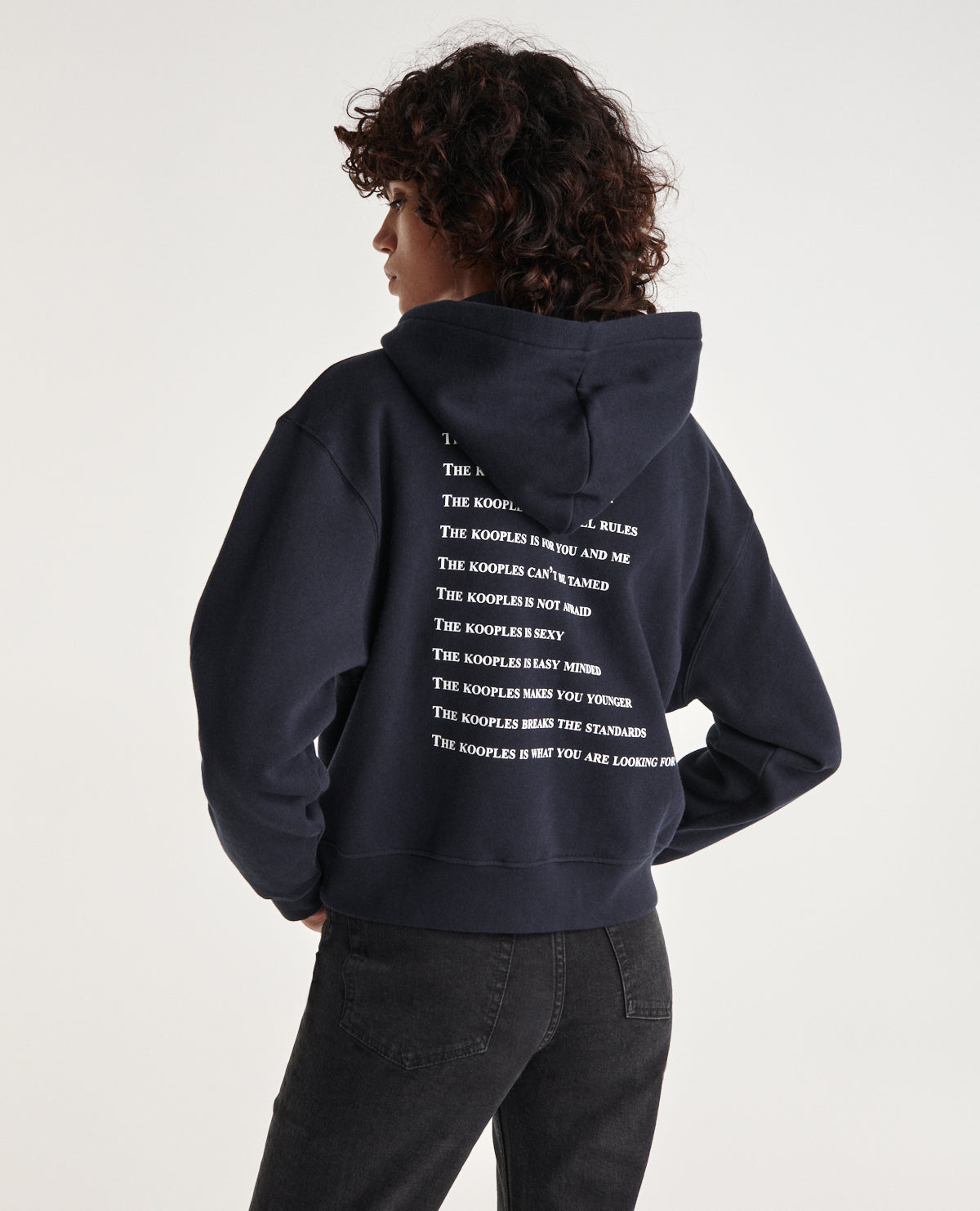 Sweatshirt With Screen Print What Is | Women | Navy