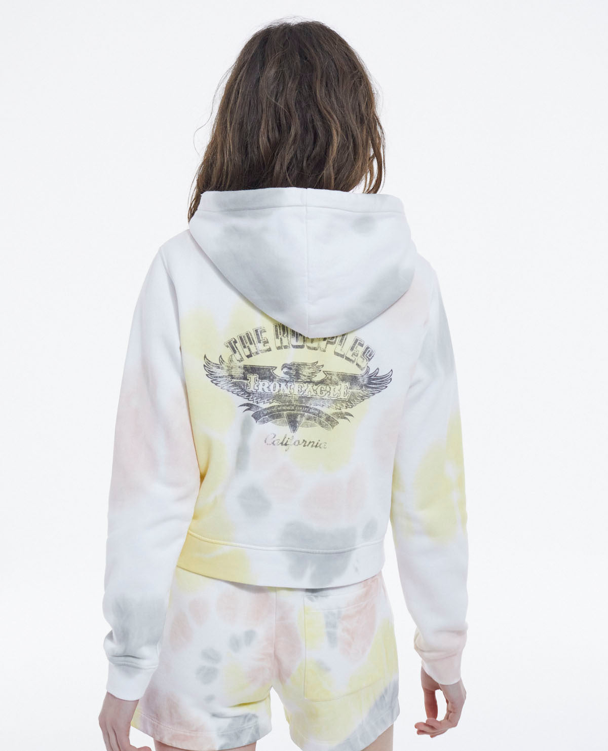 Tie-Dye Effect Cotton Sweatshirt | Women | Tie And Dye Multicolor