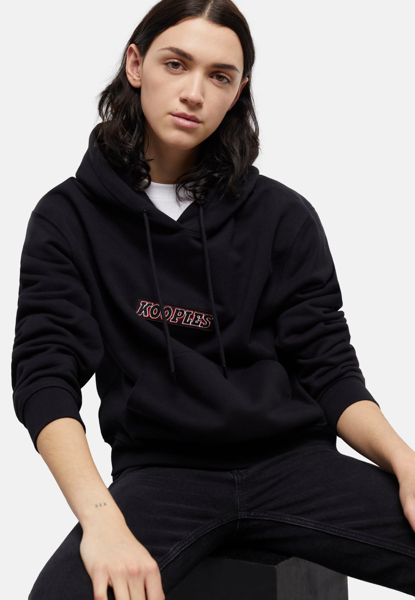 Cotton Sweatshirt | Women | Black