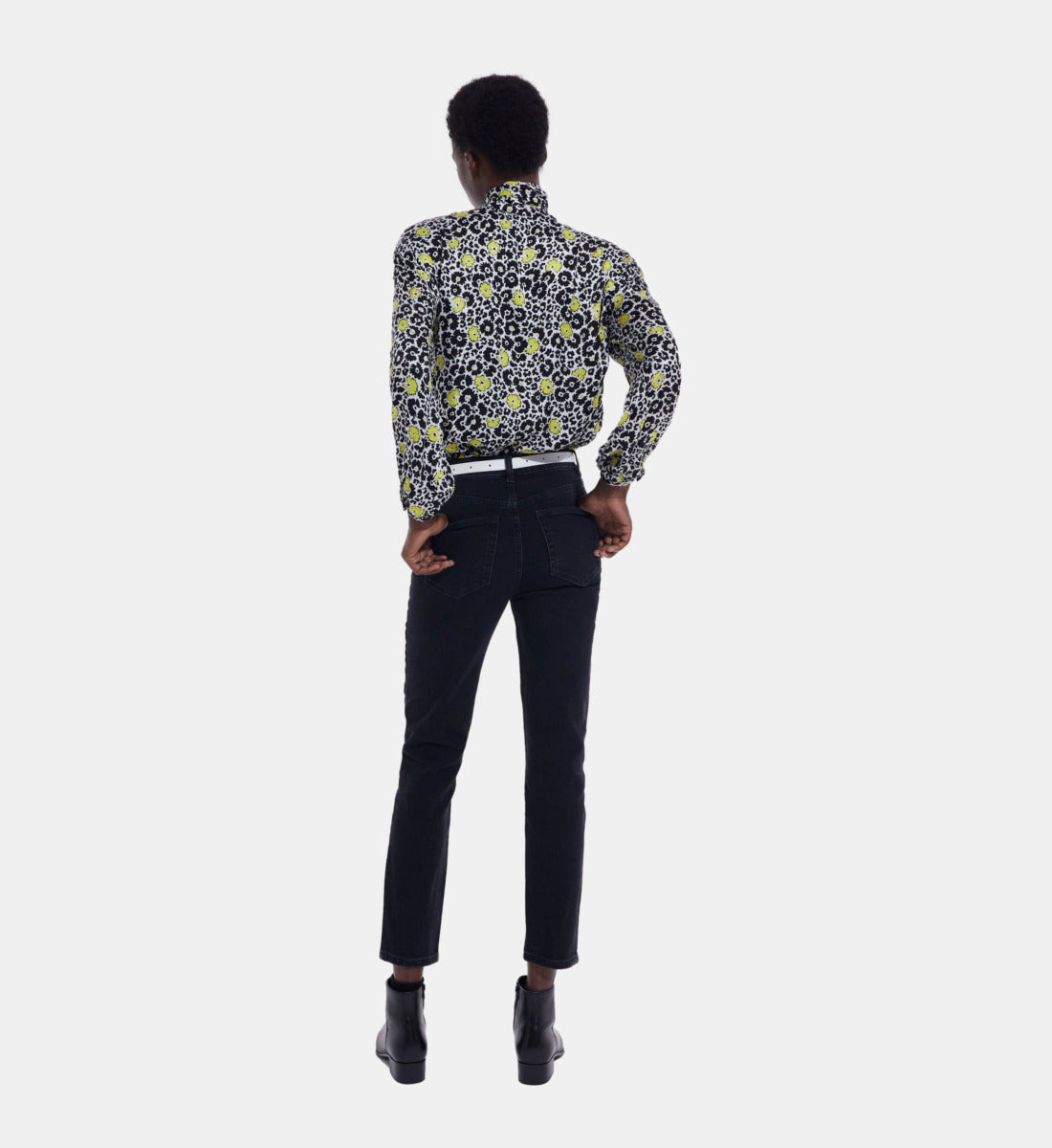 Floral Top | Women | Ecru x Yellow