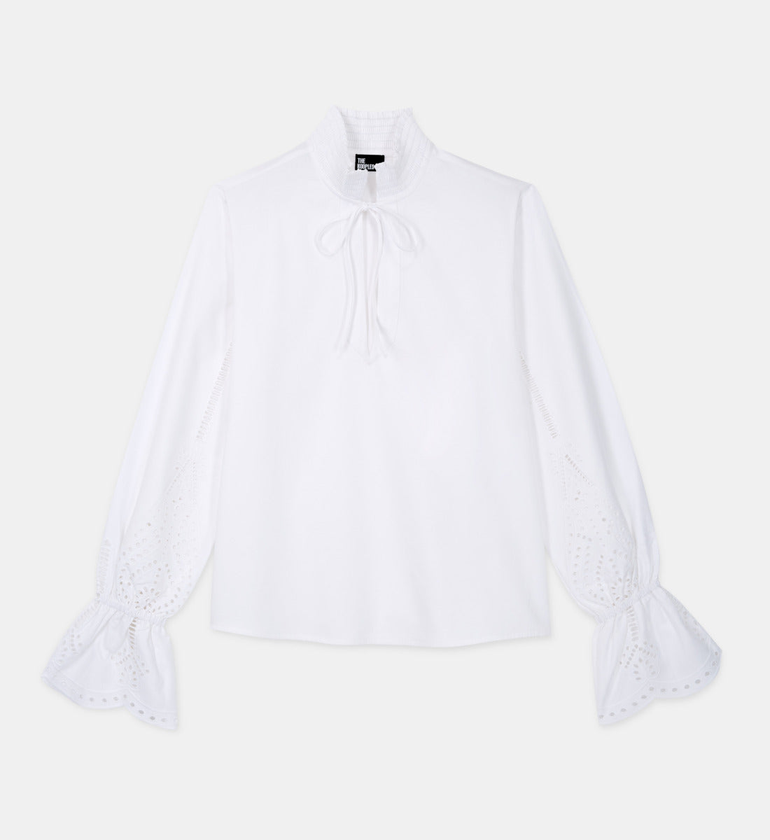 Blouse With Broderie Anglaise | Women | White