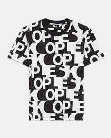 T-Shirt With The Kooples Logo | Women | Black x White