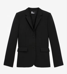 Crêpe Suit Jacket Structured Shape | Women | Black