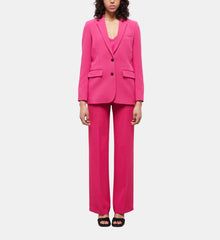 Crêpe Suit Jacket | Women | Pink