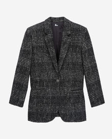 Tweed Blazer | Women | Black x White