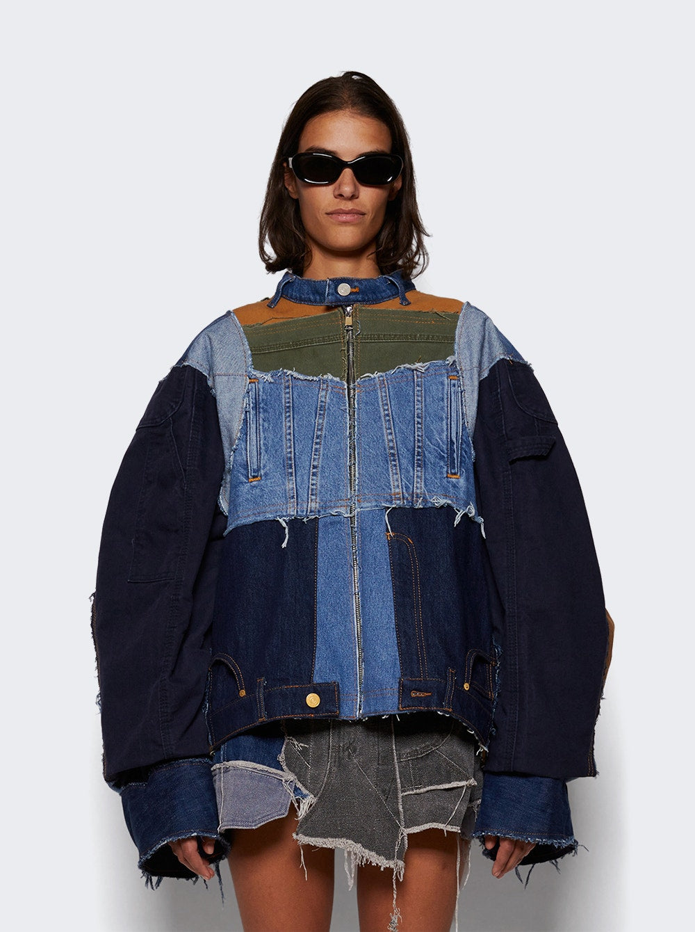 Women | Natasha Zinko | Upcycled Denim Jacket Blue