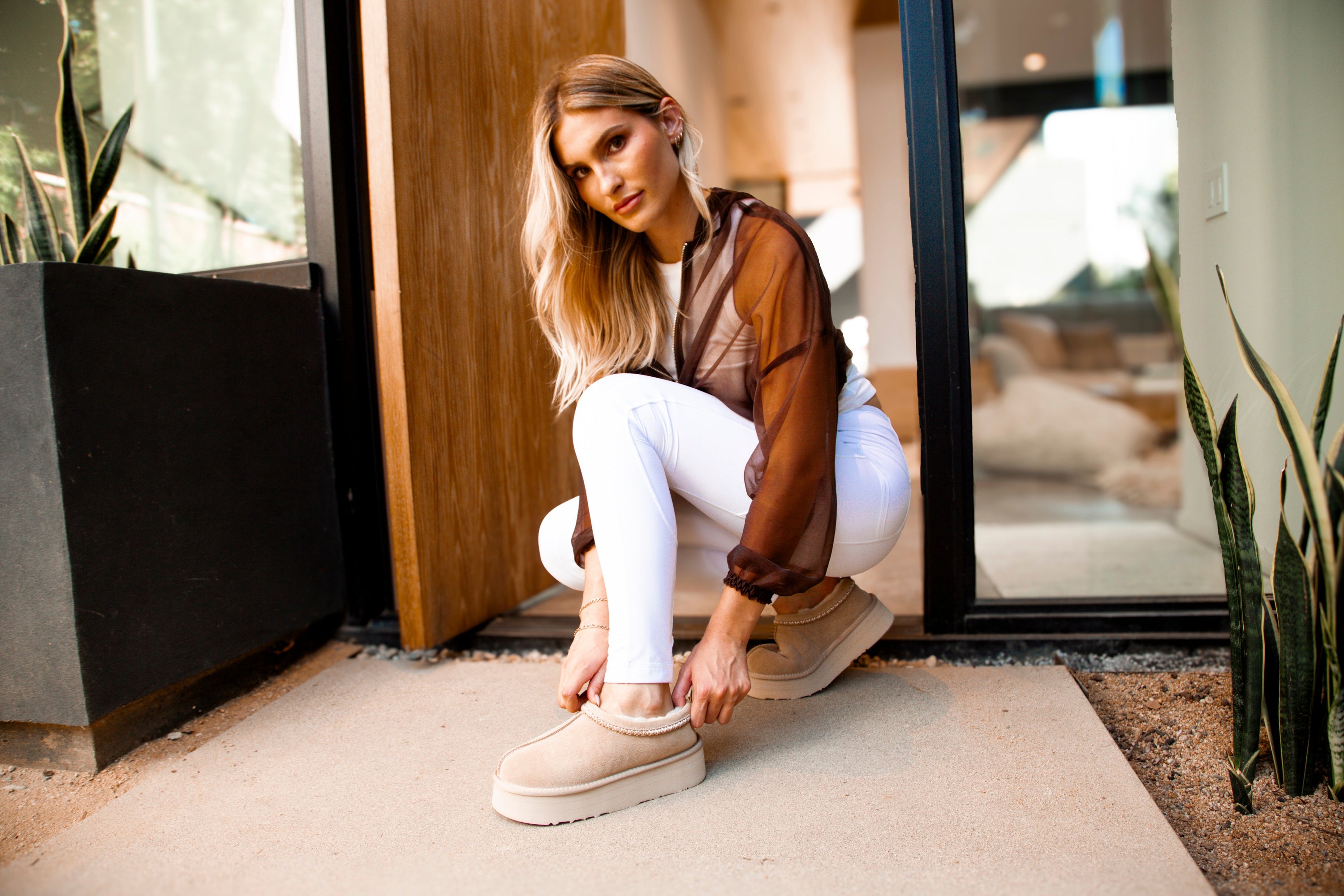 OUTBACK PLATFOAM BRAID CLAY - Australia Luxe Collective