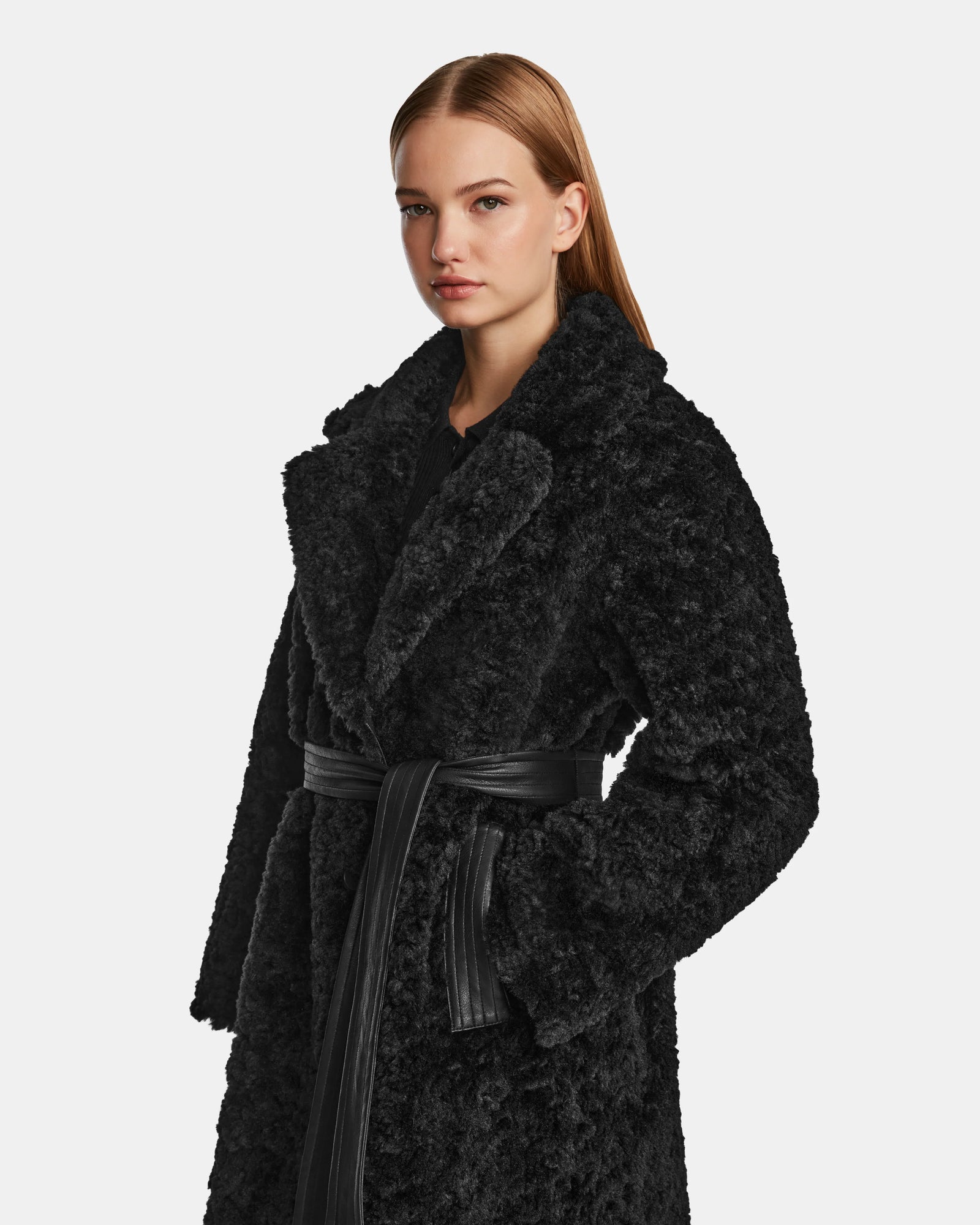 Women | ANNABELLE Reversible Coat | Black