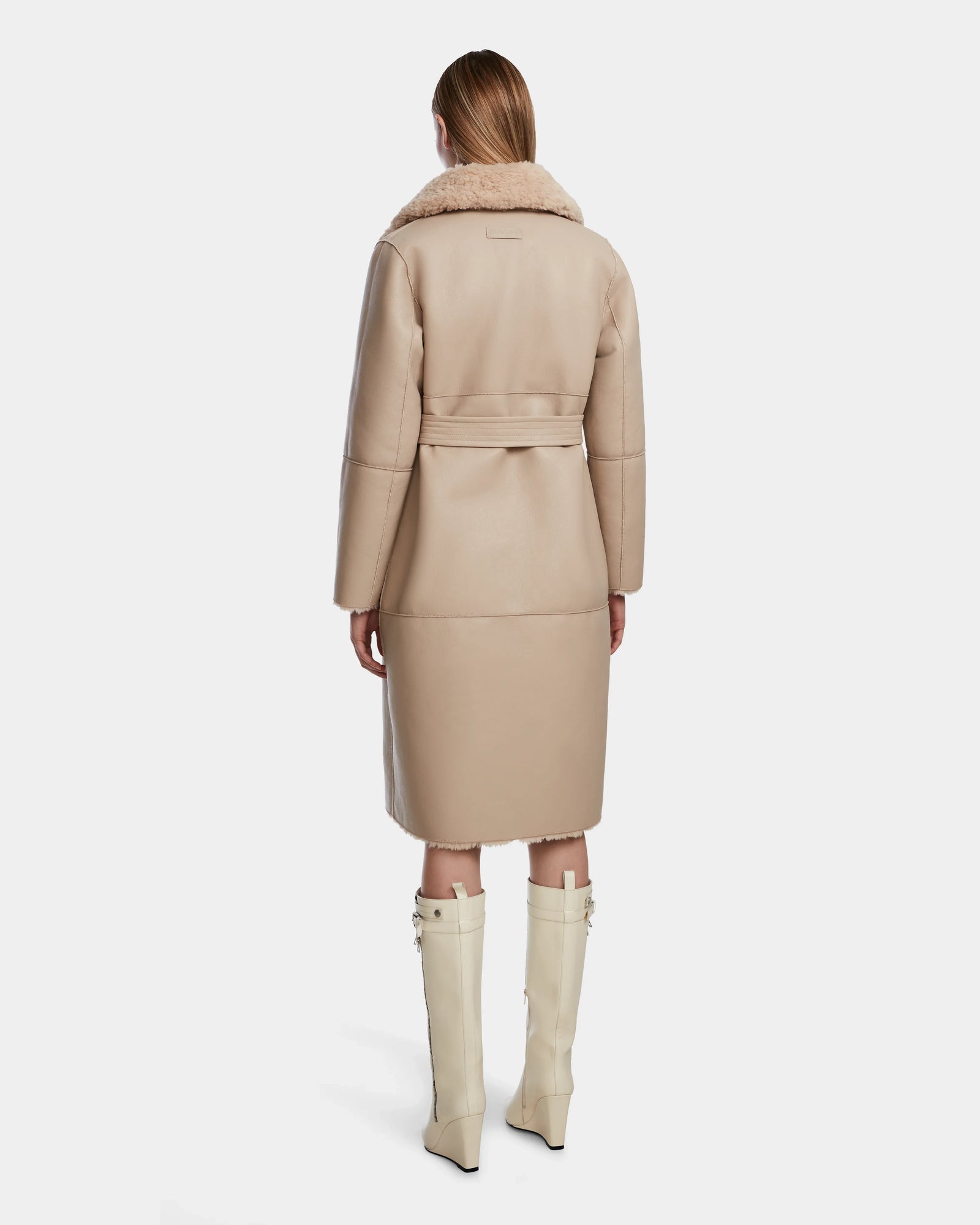 Women | ANNABELLE Reversible Coat | Sand