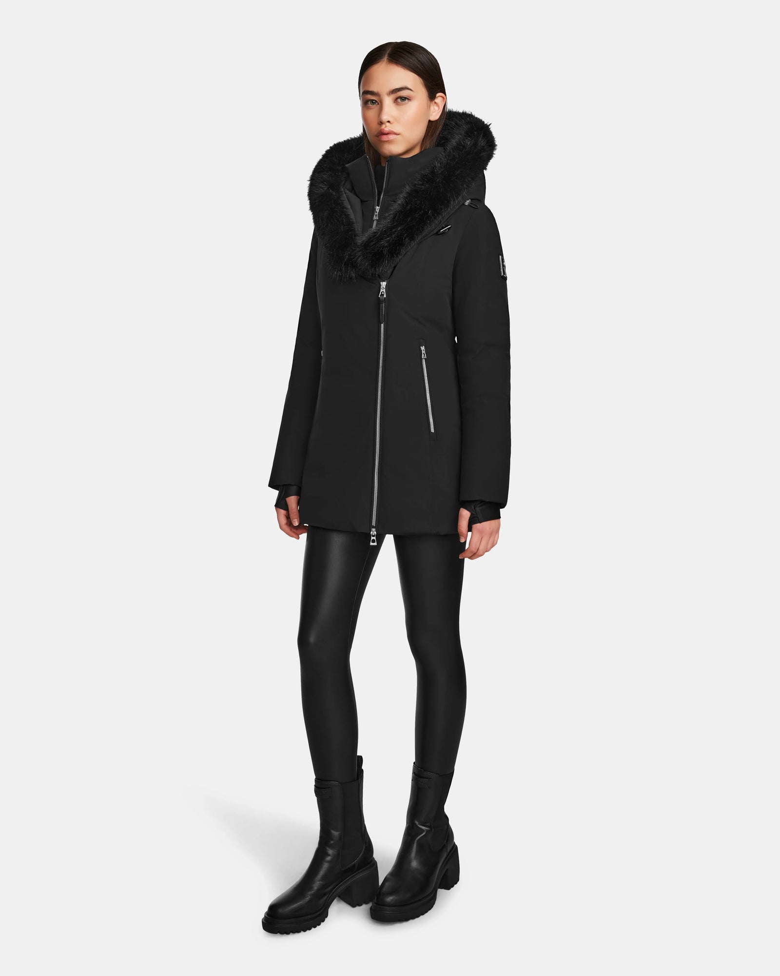 Women | AURORE Down Parka | Black