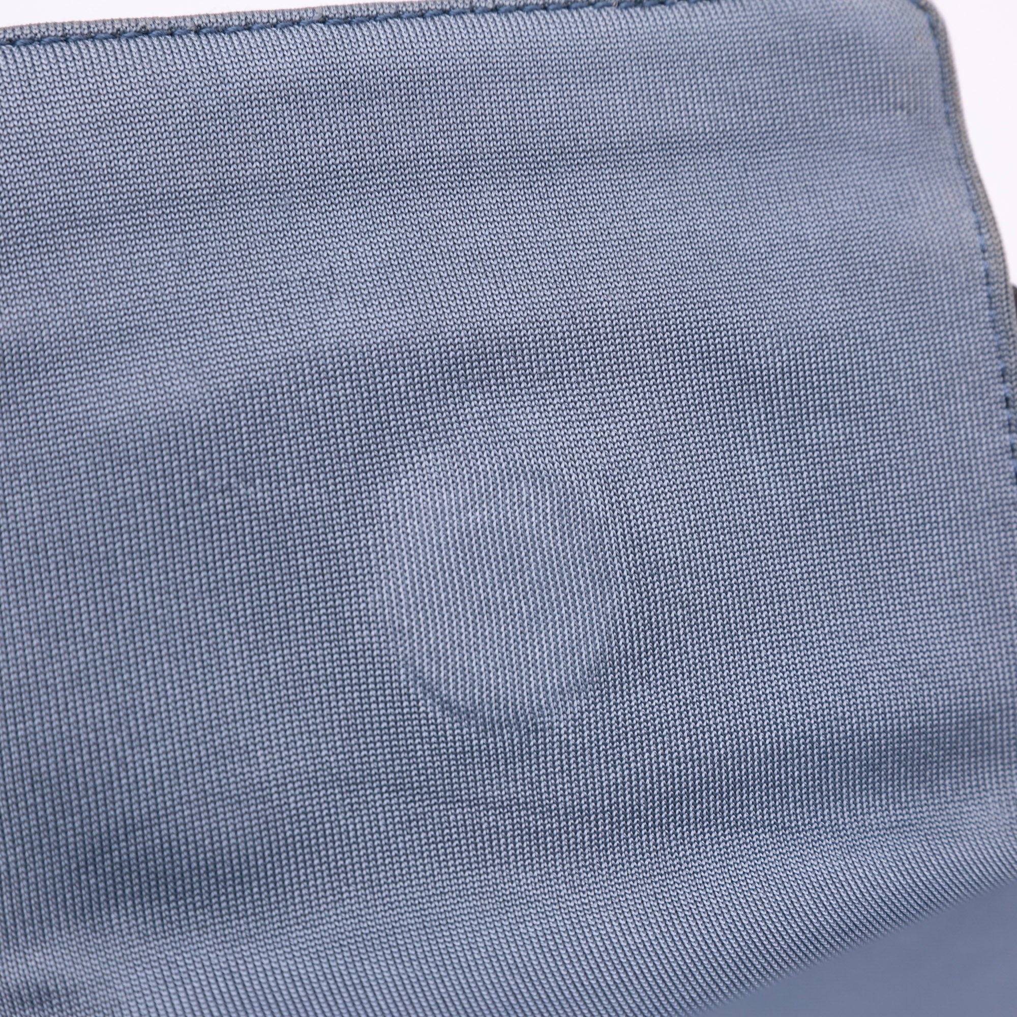 Bottega Veneta | Pre-Owned Canvas Intrecciato Buckle Flap Handbag | Blue/Denim