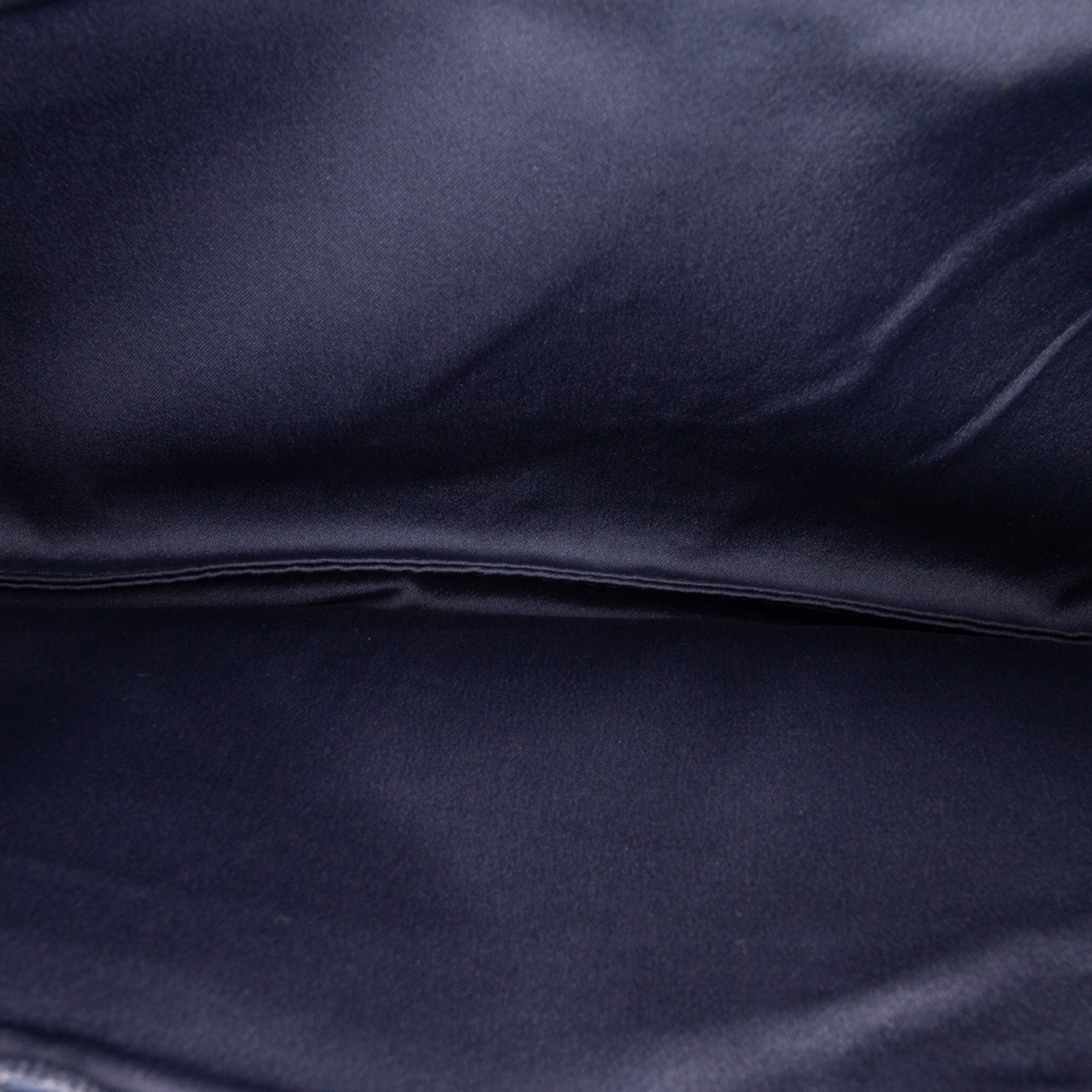 Bottega Veneta | Pre-Owned Canvas Intrecciato Buckle Flap Handbag | Blue/Denim