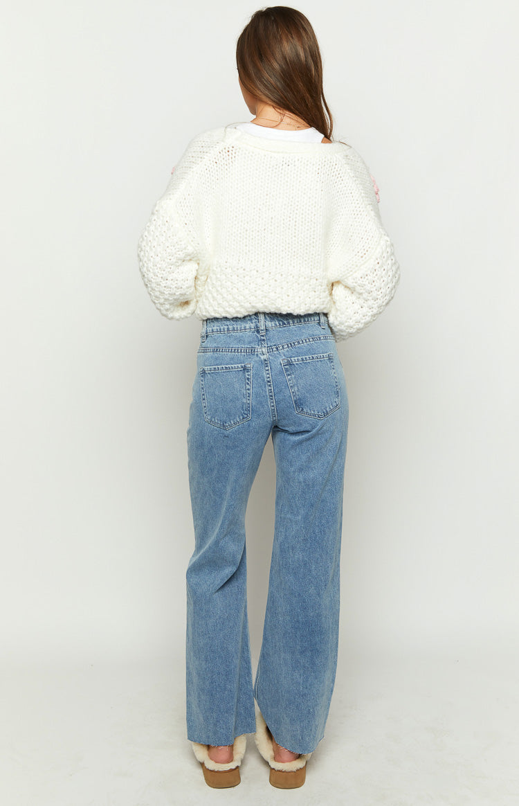 Faded Favourite Denim Mid Waist Jeans | Mid Wash