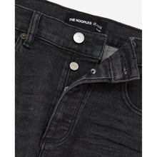 Faded Slim-Fit Jeans With Pockets | Men | Black Washed