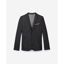 Faded Wool Suit Jacket | Men | Black Grey