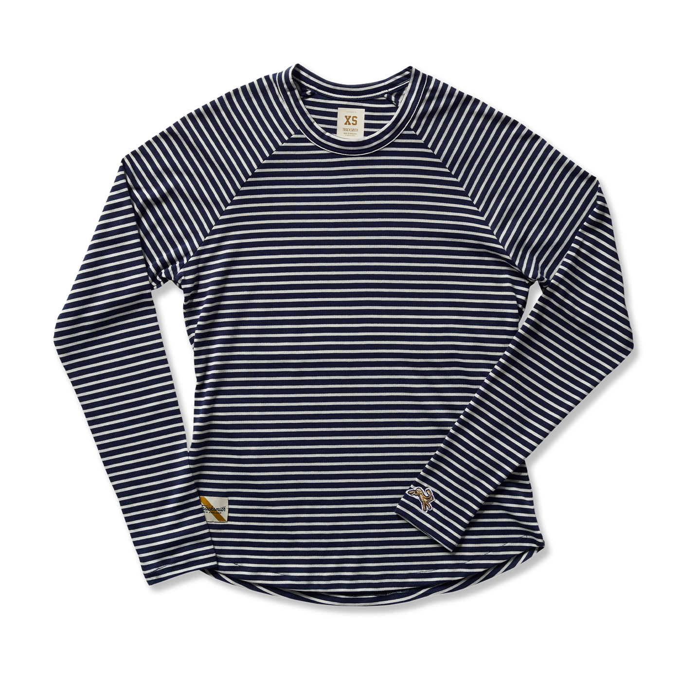 Women's Horizon Long Sleeve | Navy/Ivory Stripe