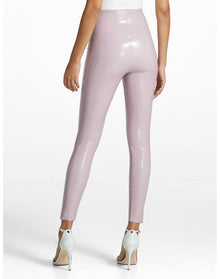 Faux Patent Leather Legging | Mauve