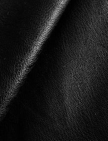 Faux Leather Flared Legging::Black::Detail