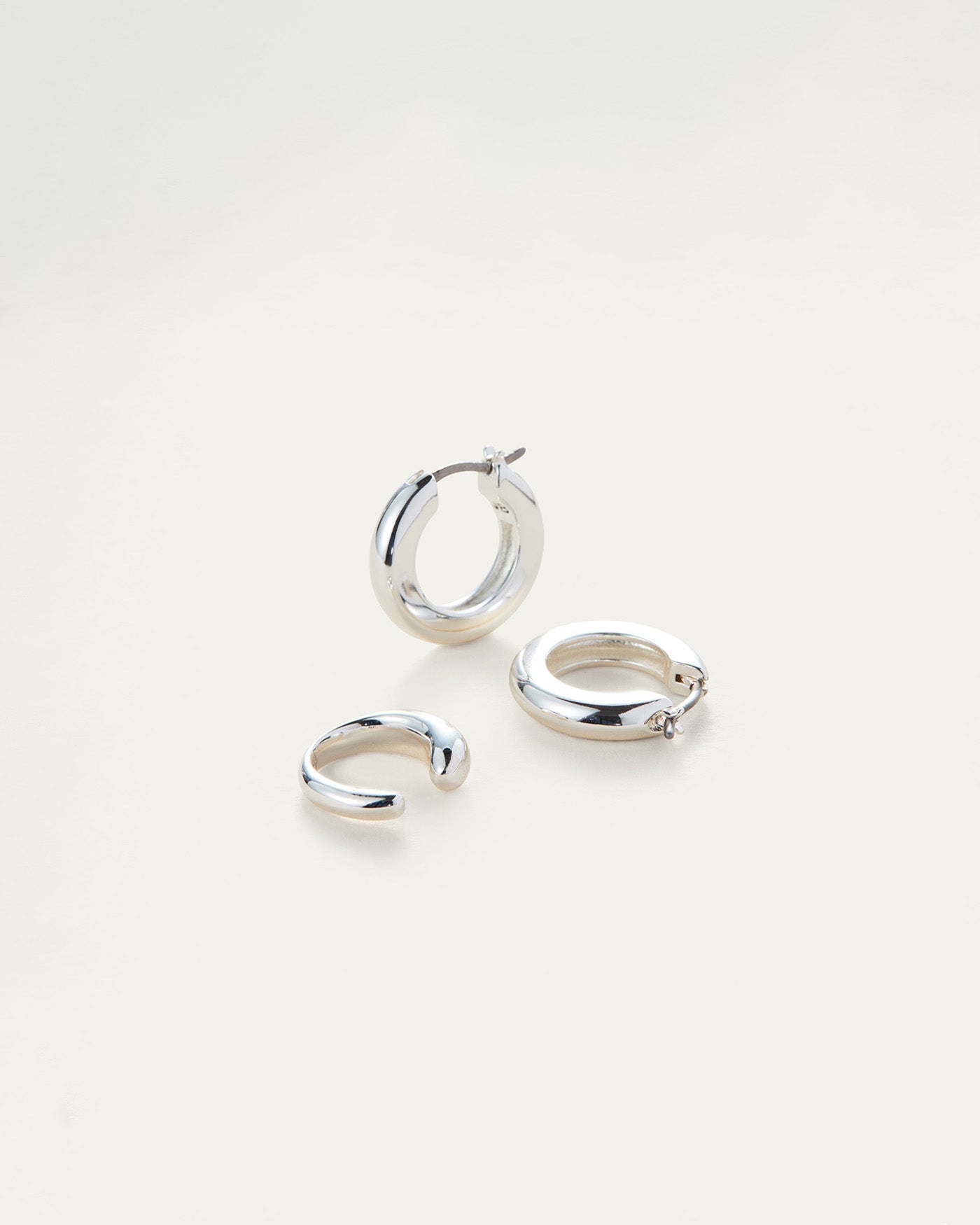 Essential Ear Stack | Silver Dipped Brass