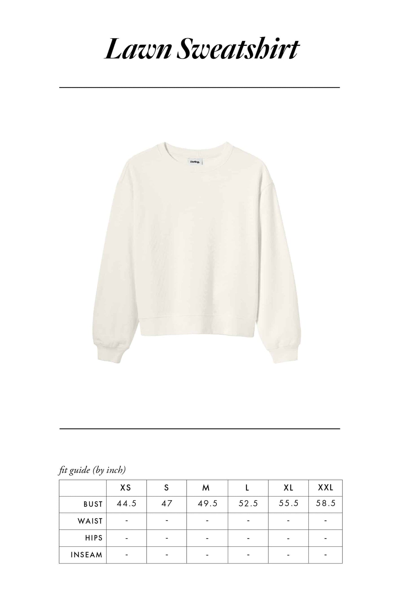 Lawn Sweatshirt | White