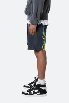 Flame Shorts | Black