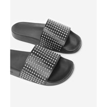 Flat Sandals With Studs | Women | Black