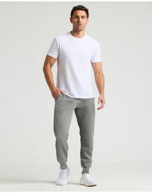 Fleece French Terry Joggers | Dark Heather Gray