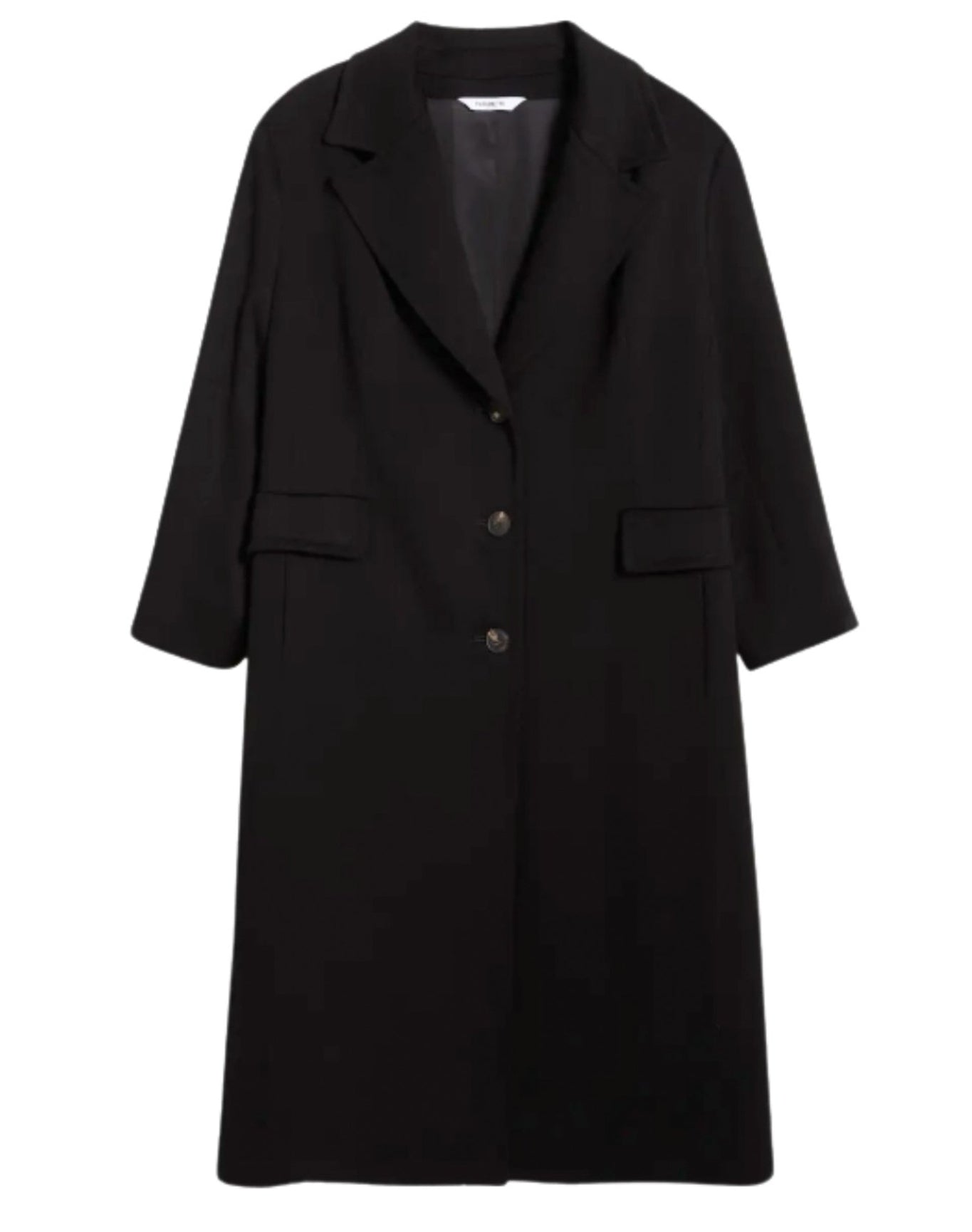 Fleurette | Women | Italian 100% Wool Maxi Coat | Black