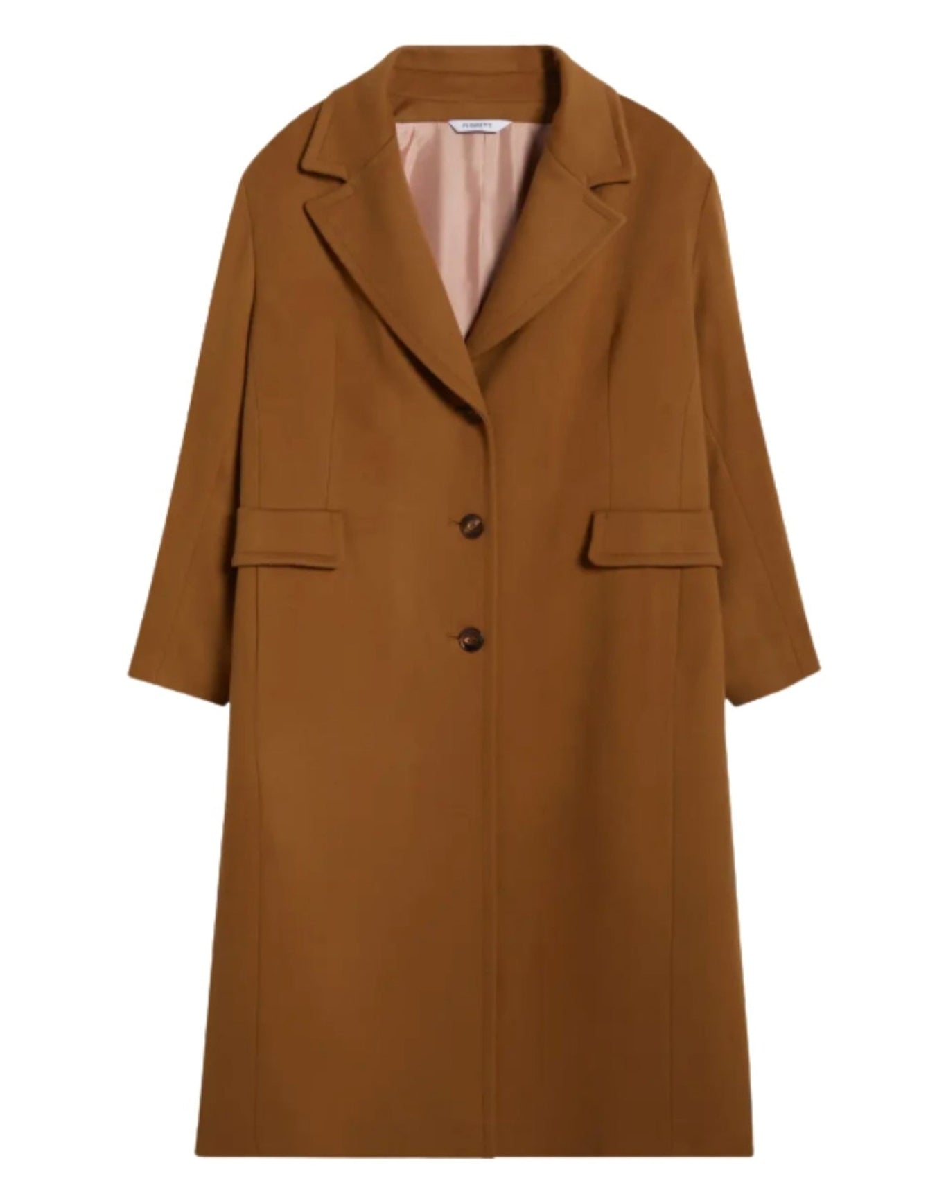 Fleurette | Women | Italian 100% Wool Maxi Coat | Vicuna