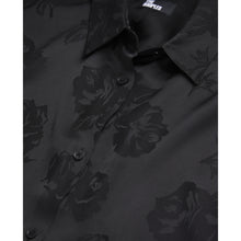 Floral Jacquard Shirt | Women | Black